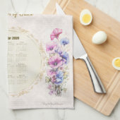 2026 Kalender Handtuchkirche Geschirrtuch (Viertel Falte)