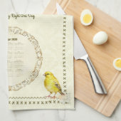 2026 Kalender Handtuchküche Gebet Haus Segen Geschirrtuch (Viertel Falte)