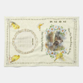 2026 Kalender Handtuchküche Gebet Haus Segen Geschirrtuch (Horizontal)