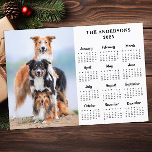 2026 Kalender Haustiere Familie Neu Jahr Kundenspe Feiertagskarte