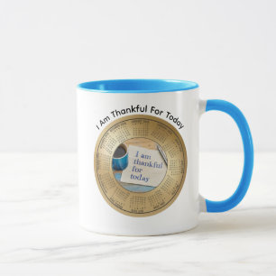 2026 Kalender Ich bin dankbar für heute Kaffee Tasse