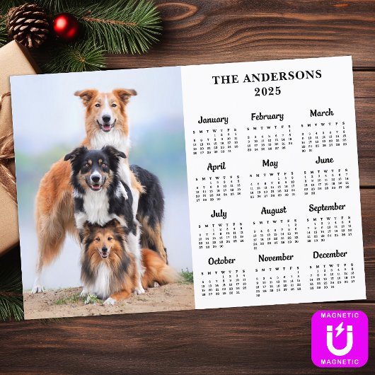 2026 Kalender Magnet Haustier Hund Kid Custom Foto