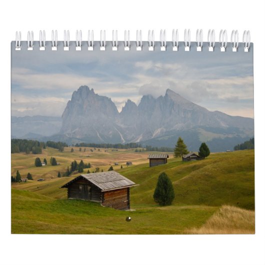 2026 Kalender mit Bildern der italienischen Dolomi (Titelbild)