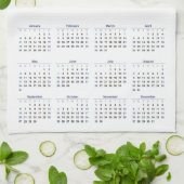 2026 Kalender mit eigenem Foto Geschirrtuch (Gefaltet)