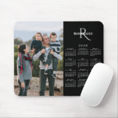 2026 Kalender mit individuellem Foto, Monogramm un Mousepad (Mit Mouse)