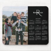 2026 Kalender mit individuellem Foto, Monogramm un Mousepad (Vorne)