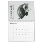 2026 Kalender mit Naturillustrationen  (Feb 2027)