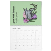 2026 Kalender mit Naturillustrationen  (Jan 2027)