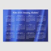 2026 Kalender Motivation Name Custom Foto Magnet (Vorderseite)