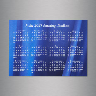 2026 Kalender Motivationsname Benutzerdefiniertes Magnetkarte