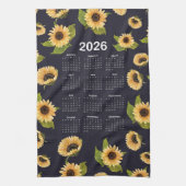 2026 Kalender Muster für Aquarellblumen Geschirrtuch (Vertikal)