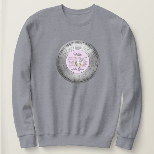 2026 Kalender Mutter der Braut Sweatshirt (Design vorne)