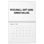 2026 Kalender Pickleball Witze Pickleballer (Feb 2027)