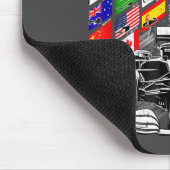 2026 Kalender Rennstreckenterminplan Orte Mousepad (Ecke)