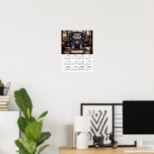 2026 Kalender, The Boss - Büro-Spaßkatzen / Großfo Poster (Heimbüro)
