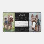 2026 Kalender und 2 Foto-Haustier  Schreibtischunterlage (Tastatur & Maus)