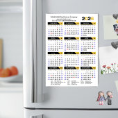 2026 Kalender US Urlaub Moderne Wirtschaft Magneti Magnetkarte