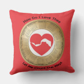 2026 Kalender Verliebte: Wie sehr ich dich liebe Kissen (Rückseite)