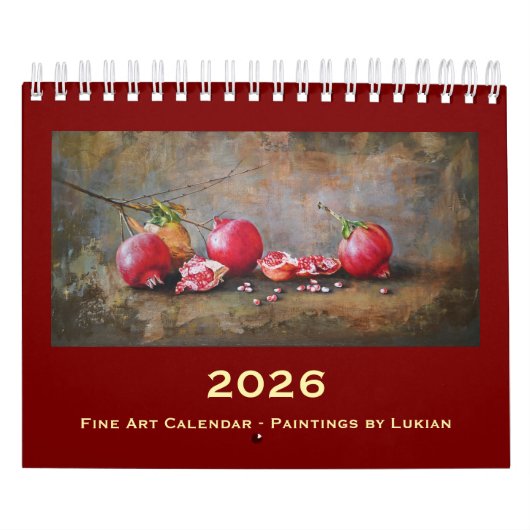 2026 Kalenderdesign - Lukian Art Malerei Kalender (Titelbild)