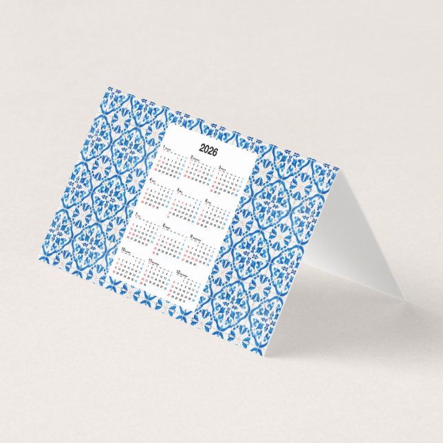 2026 Kalendergestaltung - Einzigartiges Jahr Azule (Vorderseite)