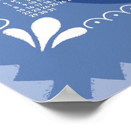 2026 Kalenderposter Butterfly Poster (Ecke)