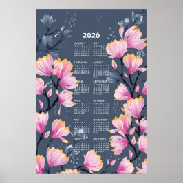 2026 Kalenderposter Magnolia Poster
