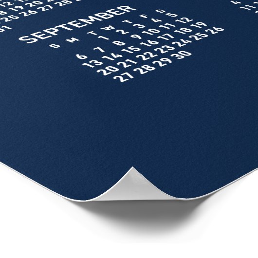 2026 Kalenderposter Polar Bären Kiss Poster (Ecke)