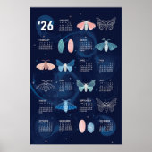 2026 Kalenderposter Seidenraupen Poster (Vorne)