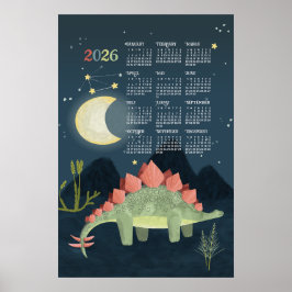 2026 Kalenderposter Stegosaur Poster