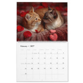 2026 Katzenkalender | 12-Monatiger Wandkalender (Feb 2027)
