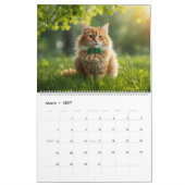2026 Katzenkalender | 12-Monatiger Wandkalender (Mär 2027)
