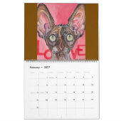 2026 Katzenkünstler-Serienkalender zweite Version Kalender (Feb 2027)