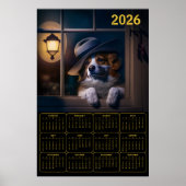 2026 KI-generierter Australian Shepherd-Kalender Poster (Vorne)