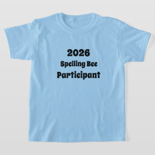 2026 Kids' Spelling Bee Participant T - Shirt