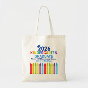 2026 Kindergarten Absolvent Süße individuelle Absc Tragetasche