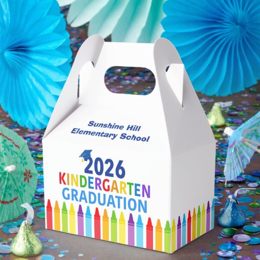 2026 Kindergarten Graduation Custom School Party Geschenkschachtel (Party)