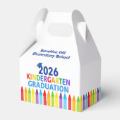 2026 Kindergarten Graduation Custom School Party Geschenkschachtel (Vorderseite)