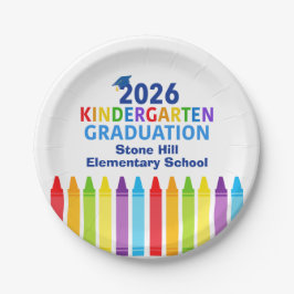 2026 Kindergarten Graduation Custom School Party Pappteller