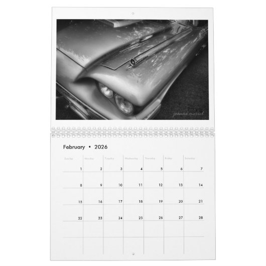 2026 Klassischer Thunderbird-Kalender Kalender (Feb 2026)