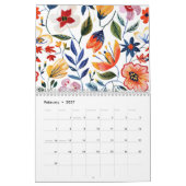 2026 Klassischer Wildblumen-Kalender Kalender (Feb 2027)