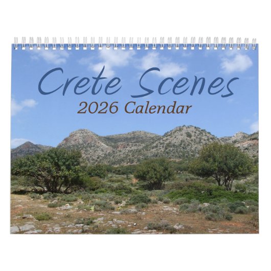 2026 Kreta, Griechenland Kalender (Titelbild)