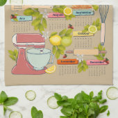 2026 Küche Kalender Tea Handtuch (Gefaltet)