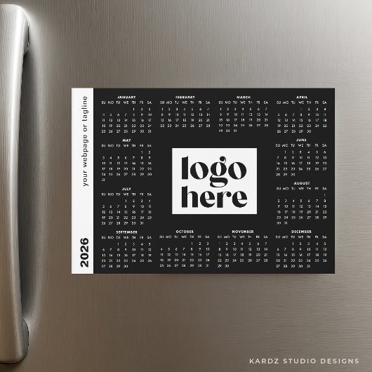 2026 - Kundenspezifischer Farbkalender für Unterne Magnetkarte