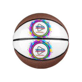 2026 Ladefortschrittsbalken-Aufkleber Mini Basketball
