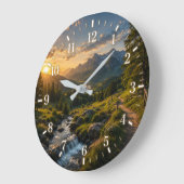 2026 Landscape Clock Große Wanduhr (Winkel)