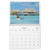2026 Landschaftsfotografie von Bora Bora Kalender (Jan 2027)