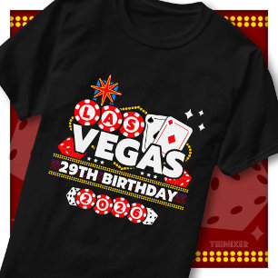 2026 Las Vegas 29. Geburtstagsfeier Reise Urlaub T-Shirt