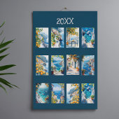 2026 lemon watercolor Travel sicilian Kalender