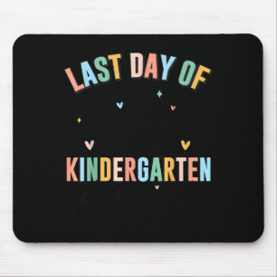 2026 Letzter Tag Autogramme Kindergarten-Design Mousepad
