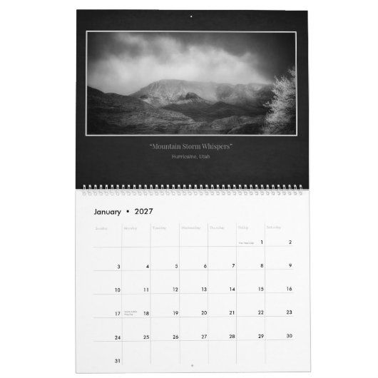 2026 Lichtschattenkalender Kalender (Jan 2027)